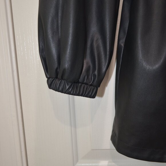 Bernardo Black Vegan Leather Jacket, Size Small - NWOT - Picture 5 of 9